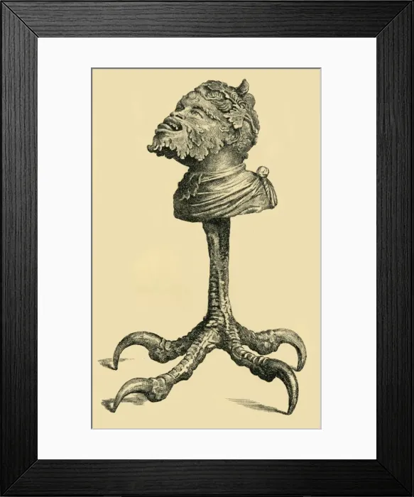 Framed Print : Bronze lamp, c1500-1550, (1881). Creators: Severo Calzetta da Ravenna, J Emms Framed Print : Bronze lamp, c1500-1550, (1881). Creators: Severo Calzetta da Ravenna, J Emms