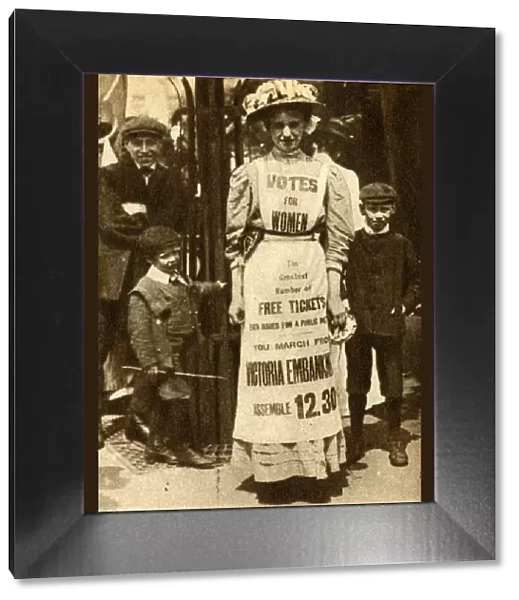 The Suffragette Housemaid 1908, (1933). Creator: Unknown