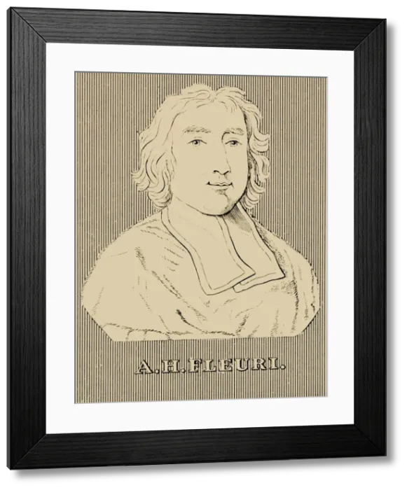 Framed Print : A. H. Fleuri, (1653-1743), 1830. Creator: Unknown Framed Print : A. H. Fleuri, (1653-1743), 1830. Creator: Unknown