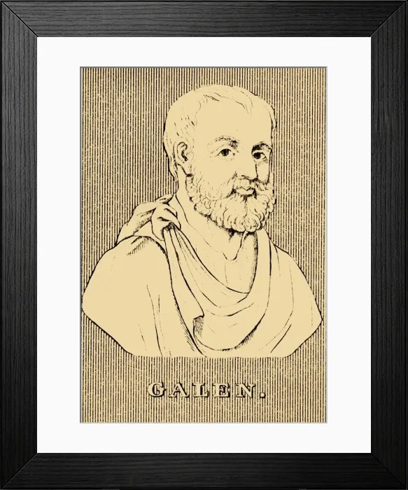 Framed Print : Galen, (129 AD-c216), 1830. Creator: Unknown Framed Print : Galen, (129 AD-c216), 1830. Creator: Unknown