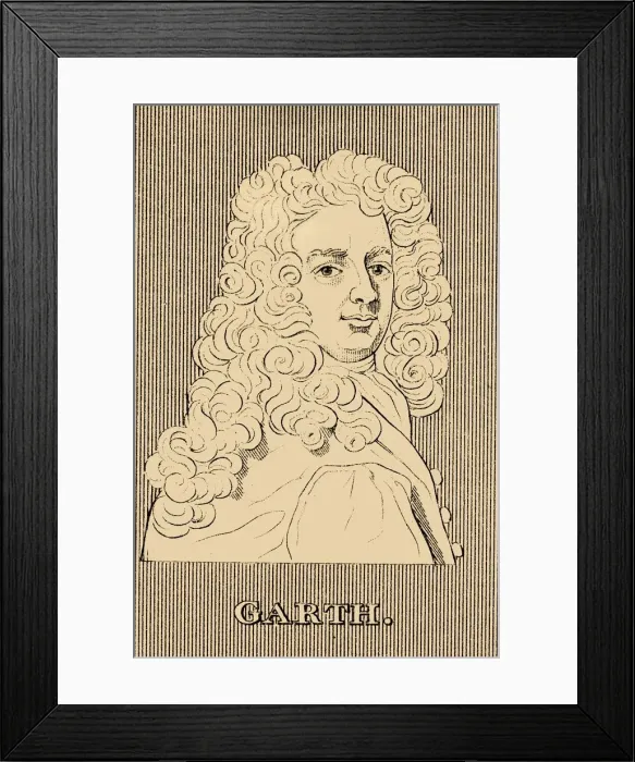Framed Print : Garth, (1661-1719), 1830. Creator: Unknown Framed Print : Garth, (1661-1719), 1830. Creator: Unknown