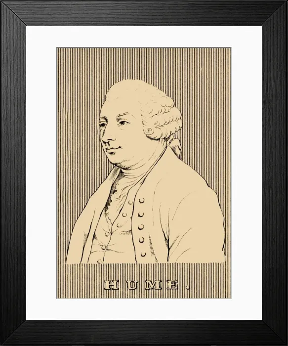Framed Print : Hume, (1711-1776), 1830. Creator: Unknown Framed Print : Hume, (1711-1776), 1830. Creator: Unknown