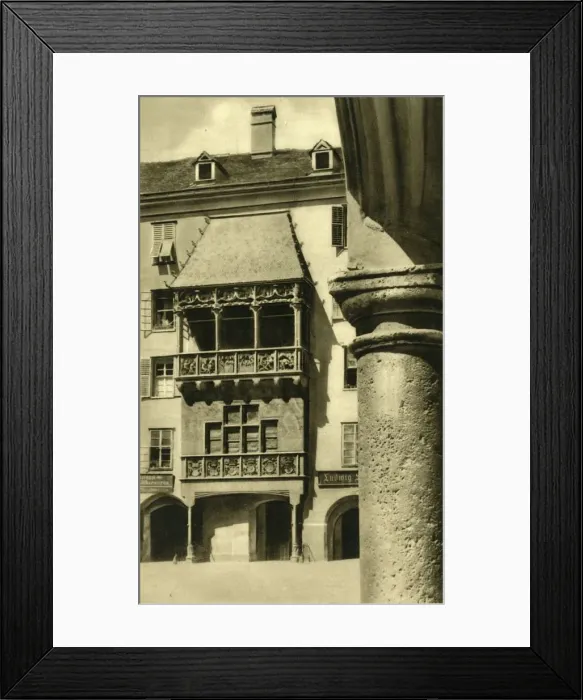 Framed Print : The Goldenes Dachl, Innsbruck, Tyrol, Austria, c1935. Creator: Unknown Framed Print : The Goldenes Dachl, Innsbruck, Tyrol, Austria, c1935. Creator: Unknown
