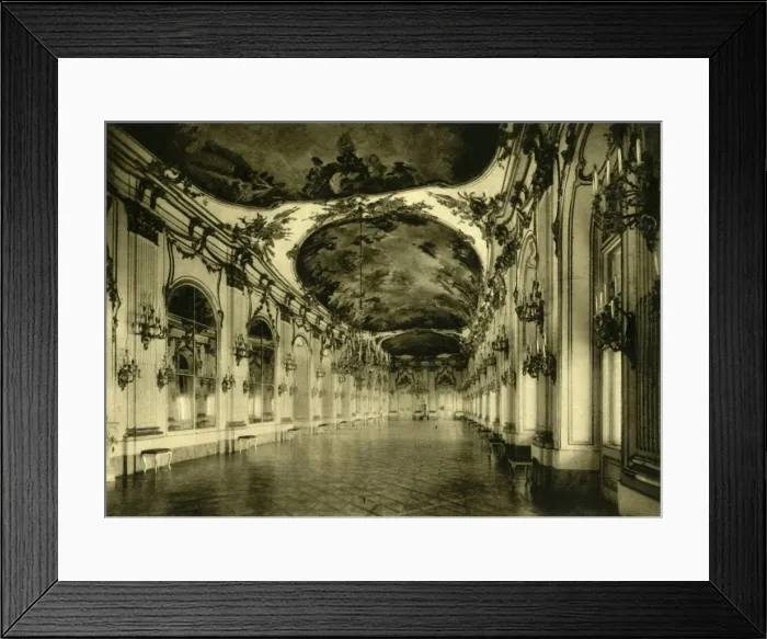 Framed Print : The Great Gallery, Schonbrunn Palace, Vienna, Austria, c1935. Creator: Unknown Framed Print : The Great Gallery, Schonbrunn Palace, Vienna, Austria, c1935. Creator: Unknown