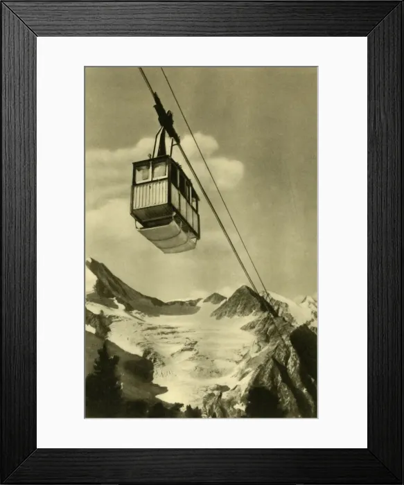 Framed Print : Patscherkofelbahn, Innsbruck, Tyrol, Austria, c1935. Creator: Unknown Framed Print : Patscherkofelbahn, Innsbruck, Tyrol, Austria, c1935. Creator: Unknown