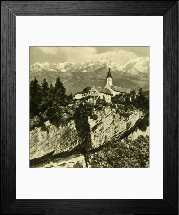Framed Print : Gebhardsberg, Bregenz, Austria, c1935. Creator: Unknown Framed Print : Gebhardsberg, Bregenz, Austria, c1935. Creator: Unknown
