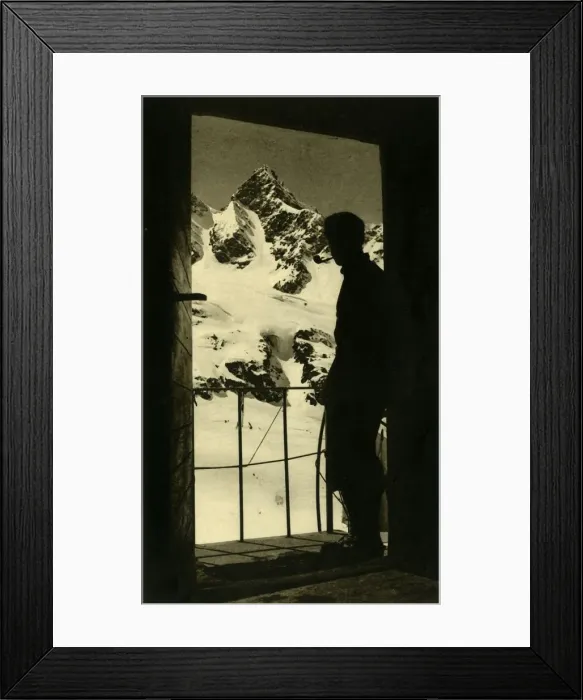 Framed Print : View of the Schattenspitze in the Silvretta Alps... Wiesbadener Hütte, Partenen Framed Print : View of the Schattenspitze in the Silvretta Alps... Wiesbadener Hütte, Partenen