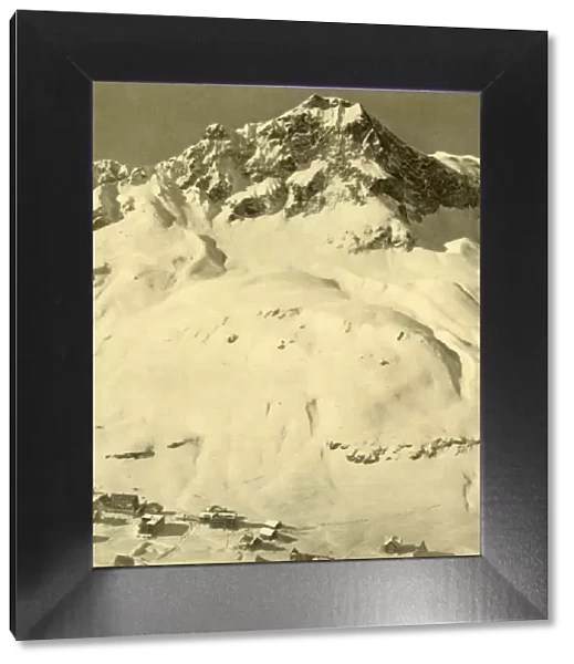 Zürs and the Hasenfluh peak, Vorarlberg, Austria, c1935. Creator: Unknown