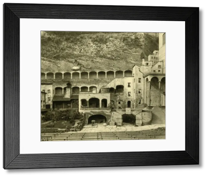 Framed Print : Faust Town in the Felsenreitschule, Salzburg, Austria, c1935. Creator: Unknown Framed Print : Faust Town in the Felsenreitschule, Salzburg, Austria, c1935. Creator: Unknown