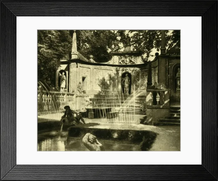 Framed Print : Fountains, Hellbrunn Palace, Salzburg, Austria, c1935. Creator: Unknown Framed Print : Fountains, Hellbrunn Palace, Salzburg, Austria, c1935. Creator: Unknown