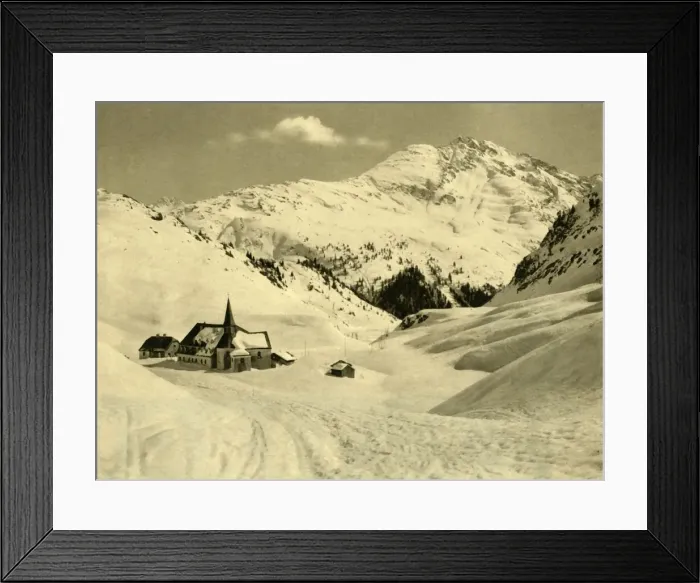 Framed Print : St Christoph am Arlberg, Austria, c1935. Creator: Unknown Framed Print : St Christoph am Arlberg, Austria, c1935. Creator: Unknown