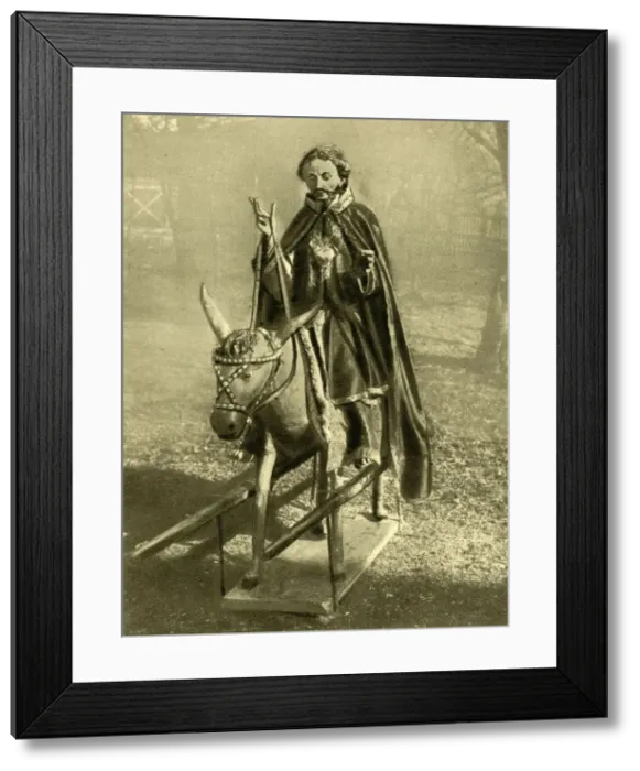 Framed Print : Effigy of Christ riding a donkey, Puch bei Hallein, Austria, c1935. Creator: Unknown Framed Print : Effigy of Christ riding a donkey, Puch bei Hallein, Austria, c1935. Creator: Unknown