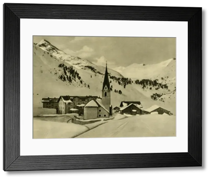 Framed Print : Obergurgl, Tyrol, Austria, c1935. Creator: Unknown Framed Print : Obergurgl, Tyrol, Austria, c1935. Creator: Unknown