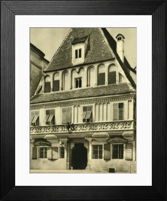 Framed Print : The Bummerlhaus, Steyr an der Enns, Upper Austria, c1935. Creator: Unknown Framed Print : The Bummerlhaus, Steyr an der Enns, Upper Austria, c1935. Creator: Unknown
