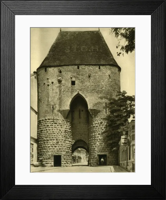Framed Print : The Wiener Tor, Hainburg an der Donau, Lower Austria, c1935. Creator: Unknown Framed Print : The Wiener Tor, Hainburg an der Donau, Lower Austria, c1935. Creator: Unknown