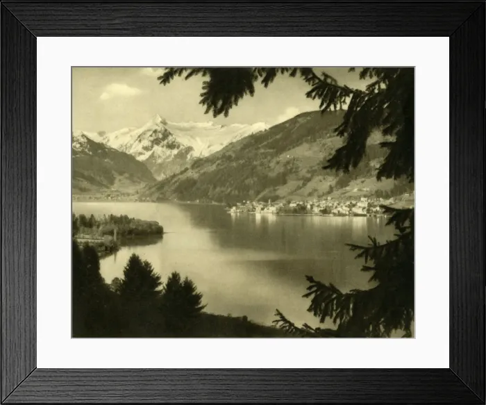 Framed Print : Zell am See, Austria, c1935. Creator: Unknown Framed Print : Zell am See, Austria, c1935. Creator: Unknown