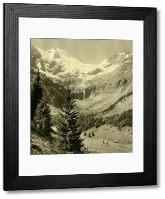 Framed Print : Waterfall at Kafertal in Ferleiten, Austria, c1935. Creator: Unknown Framed Print : Waterfall at Kafertal in Ferleiten, Austria, c1935. Creator: Unknown