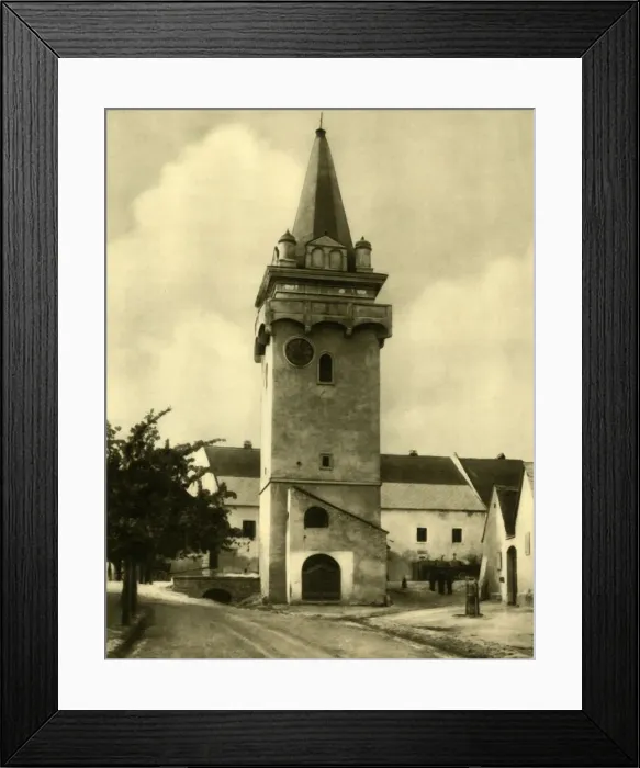 Framed Print : Türkenturm, Breitenbrunn, Burgenland, Austria, c1935. Creator: Unknown Framed Print : Türkenturm, Breitenbrunn, Burgenland, Austria, c1935. Creator: Unknown
