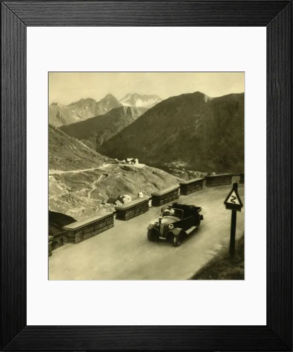 Framed Print : Glocknerhaus on the Grossglockner High Alpine Road, Austria, c1935. Creator: Unknown