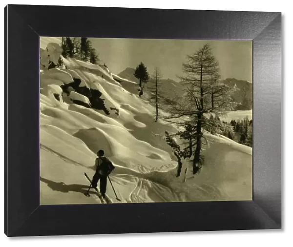 Skiing at Ankogel, Austria, c1935. Creator: Unknown