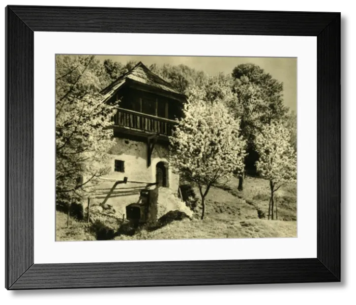 Framed Print : Farmhouse, Carinthia, Austria, c1935. Creator: Unknown Framed Print : Farmhouse, Carinthia, Austria, c1935. Creator: Unknown
