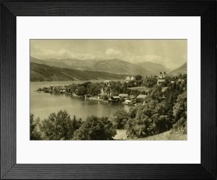 Framed Print : Millstatt am See, Carinthia, Austria, c1935. Creator: Unknown Framed Print : Millstatt am See, Carinthia, Austria, c1935. Creator: Unknown