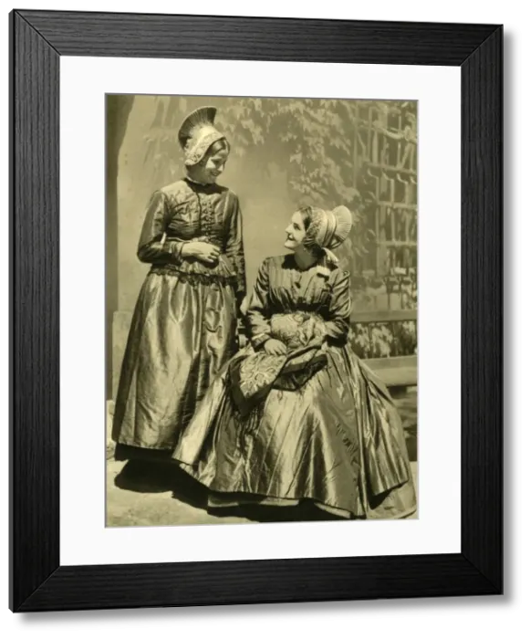 Framed Print : Women in traditional costume, Lower Austria, c1935. Creator: Unknown