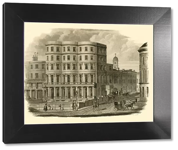 Bristol Hotel, Marine Parade, Brighton, 1835. Creator: Silvester & Co