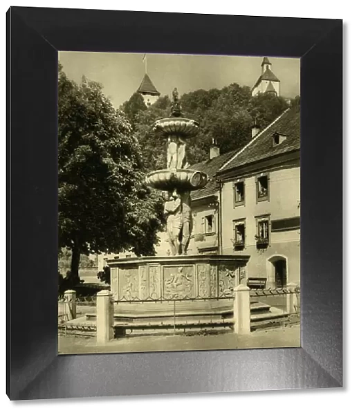 Fountain, Friesach, Austria, c1935. Creator: Unknown