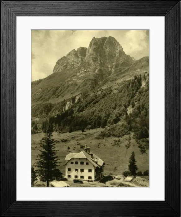 Framed Print : The Plocken Pass in the Carnic Alps mountain range, Austria, c1935. Creator: Unknown Framed Print : The Plocken Pass in the Carnic Alps mountain range, Austria, c1935. Creator: Unknown
