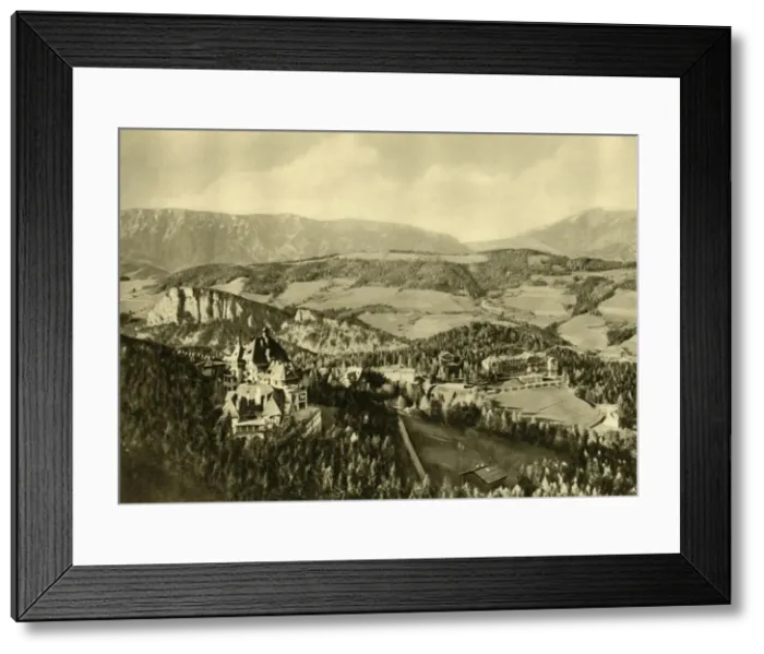 Framed Print : The Schneeberg and the Rax mountain range, Semmering, Lower Austria, c1935. Creator: Unknown Framed Print : The Schneeberg and the Rax mountain range, Semmering, Lower Austria, c1935. Creator: Unknown