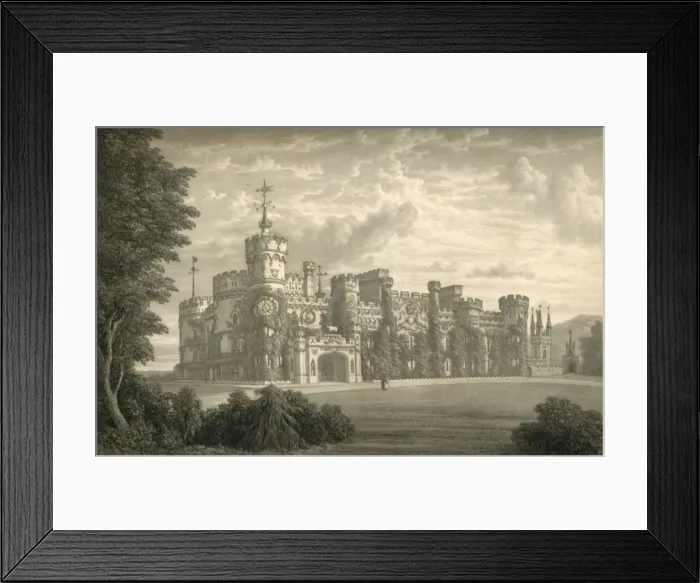 Framed Print : Eridge Castle, 1835. Creator: Unknown Framed Print : Eridge Castle, 1835. Creator: Unknown