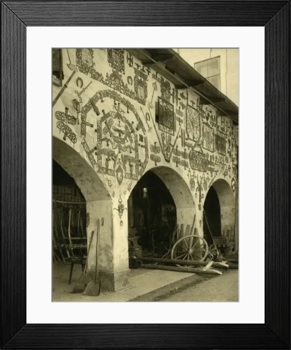 Framed Print : Smithy at Admont Abbey, Austria, c1935. Creator: Unknown Framed Print : Smithy at Admont Abbey, Austria, c1935. Creator: Unknown