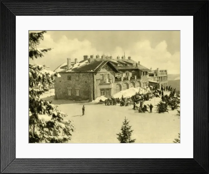 Framed Print : Cable car station, Rax Mountains, Lower Austria, c1935. The Creator: Unknown Framed Print : Cable car station, Rax Mountains, Lower Austria, c1935. The Creator: Unknown