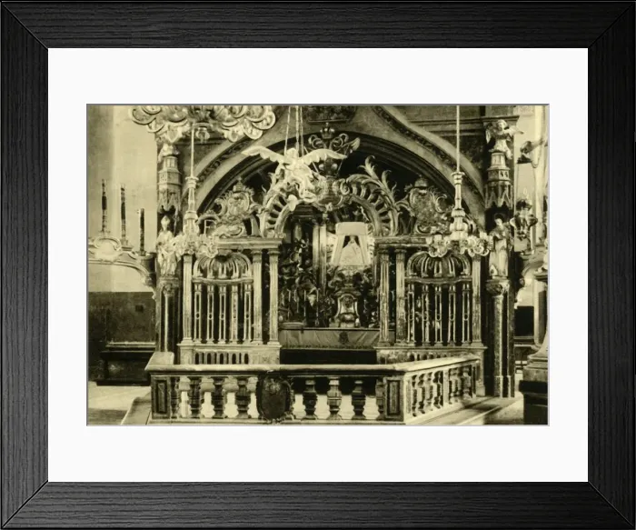 Framed Print : Altar of the Virgin Mary, Mariazell, Styria, Austria, c1935. Creator: Unknown Framed Print : Altar of the Virgin Mary, Mariazell, Styria, Austria, c1935. Creator: Unknown