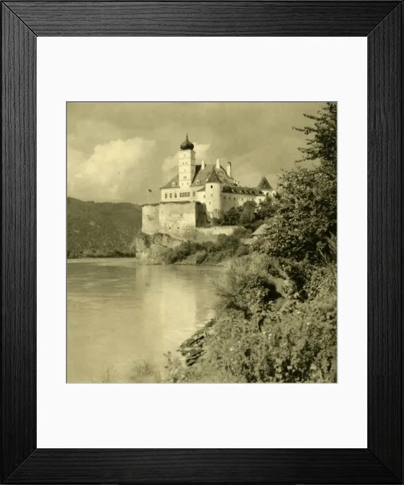 Framed Print : Schloss Schonbühel on the River Danube, Lower Austria, c1935. Creator: Unknown Framed Print : Schloss Schonbühel on the River Danube, Lower Austria, c1935. Creator: Unknown