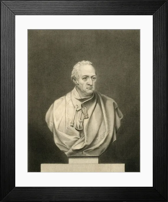 Framed Print : The Right Honorable George O Brien, Earl of Egremont, (1751-1837), 1835. Creator: Edward Scriven Framed Print : The Right Honorable George O Brien, Earl of Egremont, (1751-1837), 1835. Creator: Edward Scriven