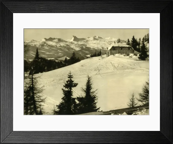 Framed Print : Hollhaus, Dachstein, Styria, Austria, c1935. Creator: Unknown Framed Print : Hollhaus, Dachstein, Styria, Austria, c1935. Creator: Unknown