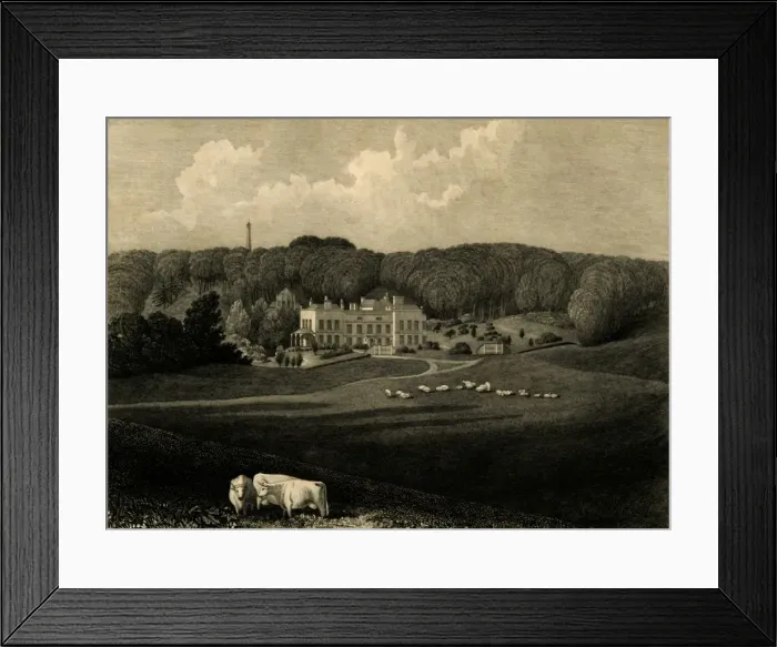 Framed Print : Muntham, 1835. Creator: Charles J Smith Framed Print : Muntham, 1835. Creator: Charles J Smith