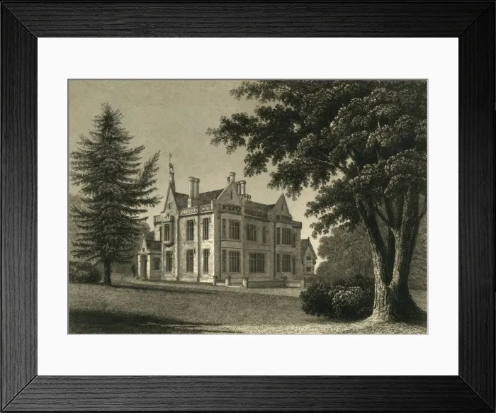 Framed Print : Coolhurst, 1835. Creator: Charles J Smith Framed Print : Coolhurst, 1835. Creator: Charles J Smith