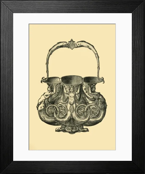 Framed Print : Decorative object, (1881). Creator: Unknown Framed Print : Decorative object, (1881). Creator: Unknown