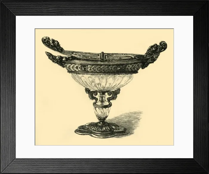 Framed Print : Incense boat, 1550-1600, (1881). Creator: F Brown Framed Print : Incense boat, 1550-1600, (1881). Creator: F Brown