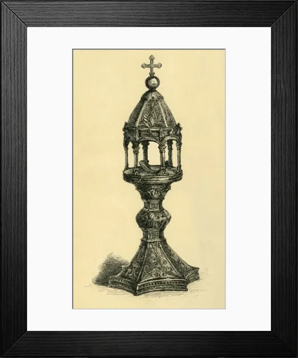 Framed Print : Reliquary, 1497, (1881). Creator: W F Randall Framed Print : Reliquary, 1497, (1881). Creator: W F Randall
