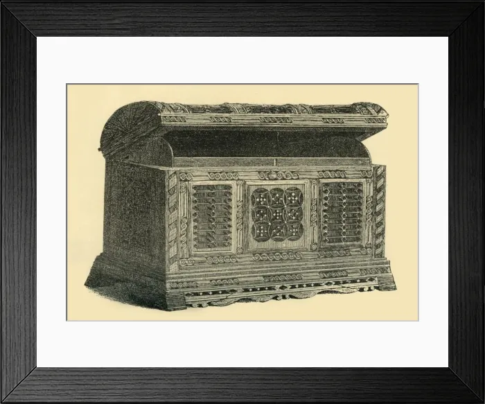 Framed Print : Carved openwork box, 1500-c1860, (1881). Creator: W Tucker Framed Print : Carved openwork box, 1500-c1860, (1881). Creator: W Tucker