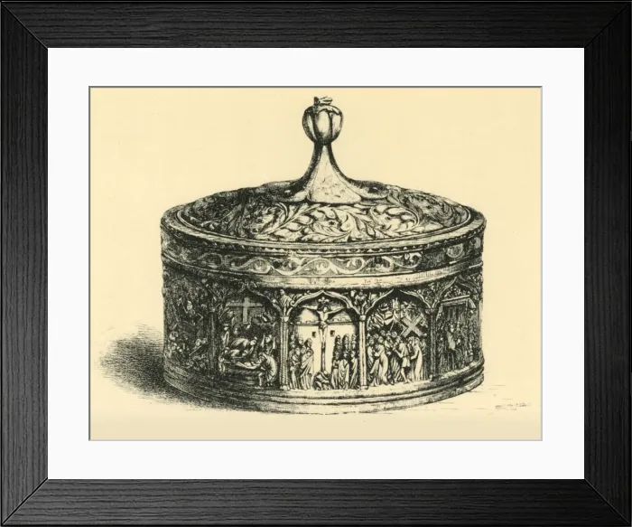 Framed Print : Pyx, 1500-1700, (1881). Creator:s Thomas Framed Print : Pyx, 1500-1700, (1881). Creator:s Thomas