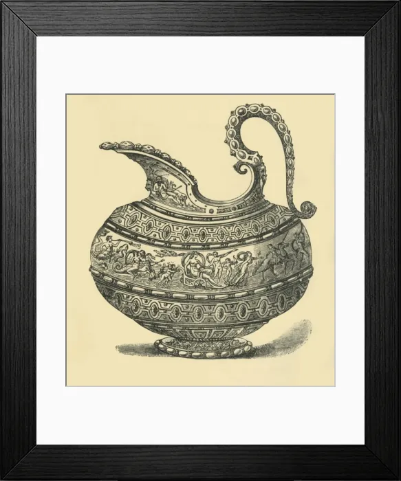Framed Print : Design for a jug, (1881). Creator: Unknown Framed Print : Design for a jug, (1881). Creator: Unknown