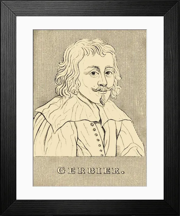 Framed Print : Gerbier, (1592-1663), 1830. Creator: Unknown Framed Print : Gerbier, (1592-1663), 1830. Creator: Unknown