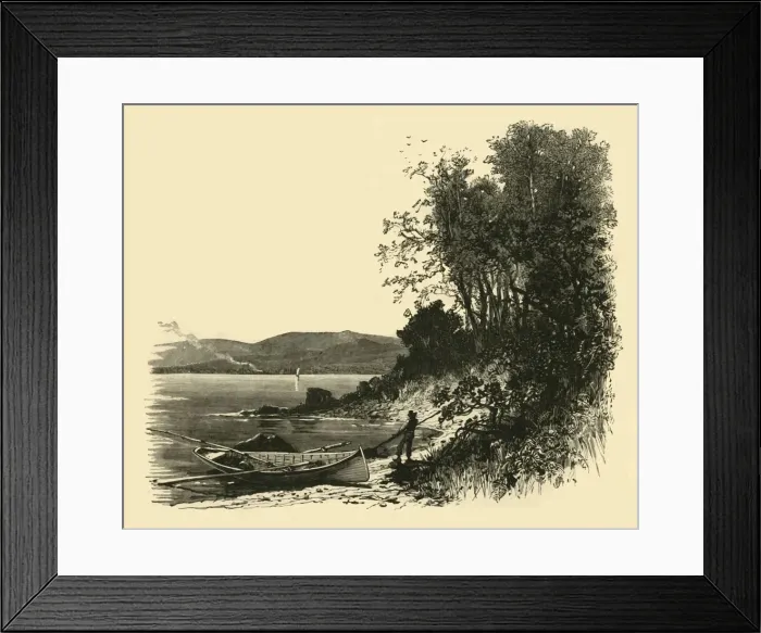 Framed Print : On the Forth, 1898. Creator: Unknown Framed Print : On the Forth, 1898. Creator: Unknown