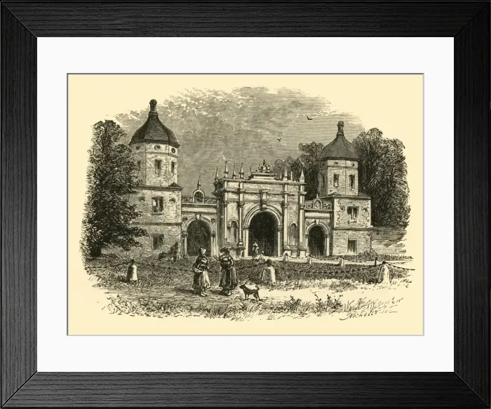 Framed Print : The Lodge, Burghley Park, 1898. Creator: Unknown Framed Print : The Lodge, Burghley Park, 1898. Creator: Unknown