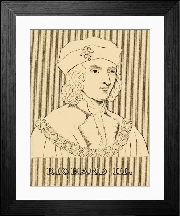 Framed Print : Richard III, (1452-1485), 1830. Creator: Unknown Framed Print : Richard III, (1452-1485), 1830. Creator: Unknown